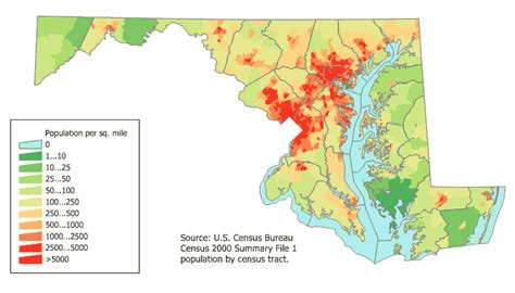 maryland cities towns by population 2023